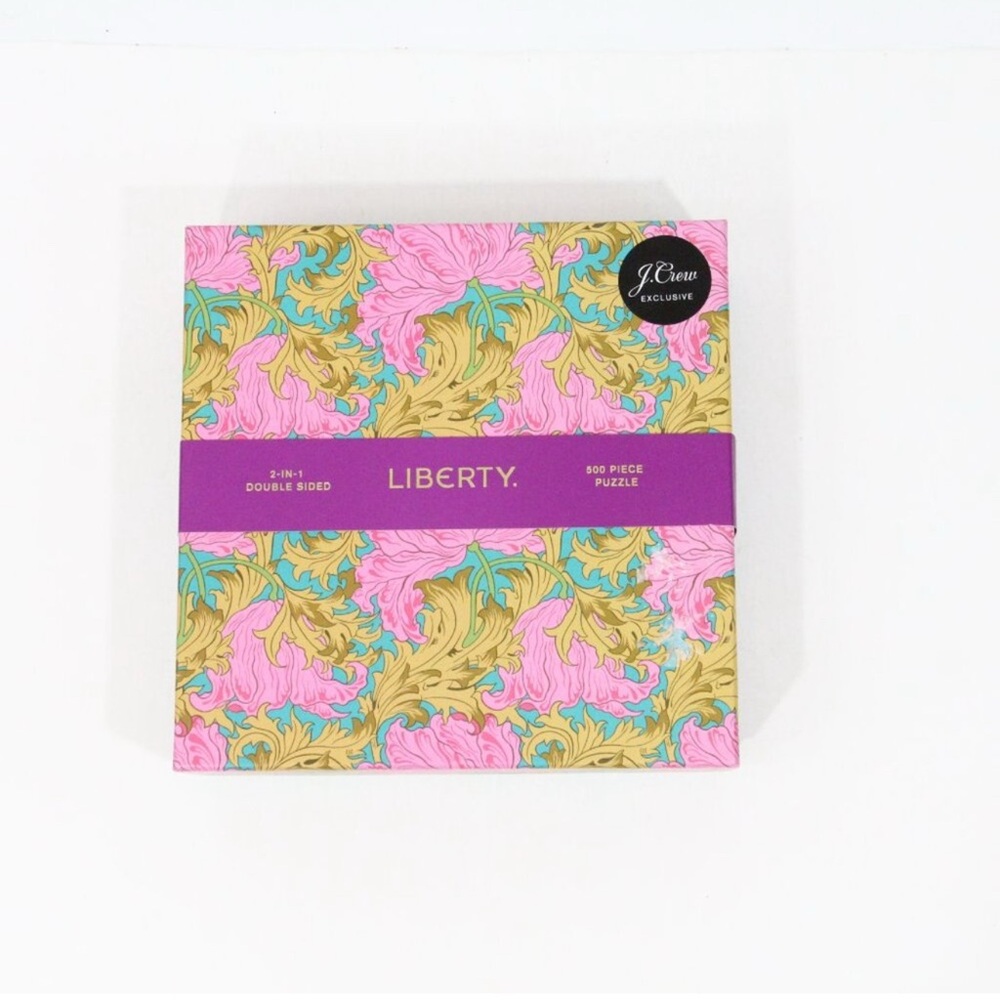 J. CREW Exclusive Liberty 2-In-1 Double Sided Gloss Matte 500 Piece Puzzle